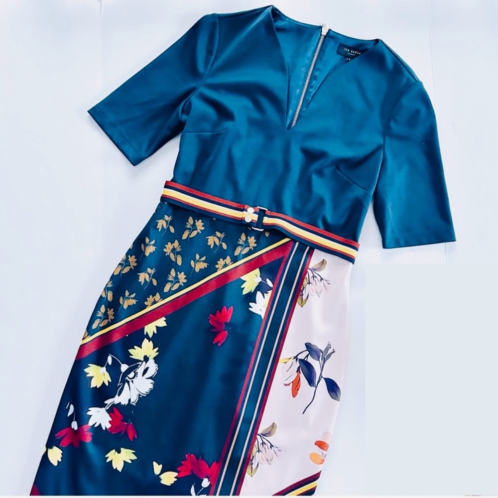 Ted Baker Madiiy Savanna Midi Bodycon Dress
